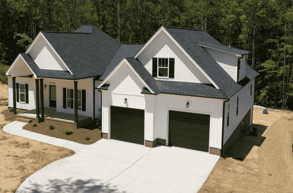 A detailed home construction and remodeling process by Alexander Realty and Construction LLC, showcasing high-quality craftsmanship